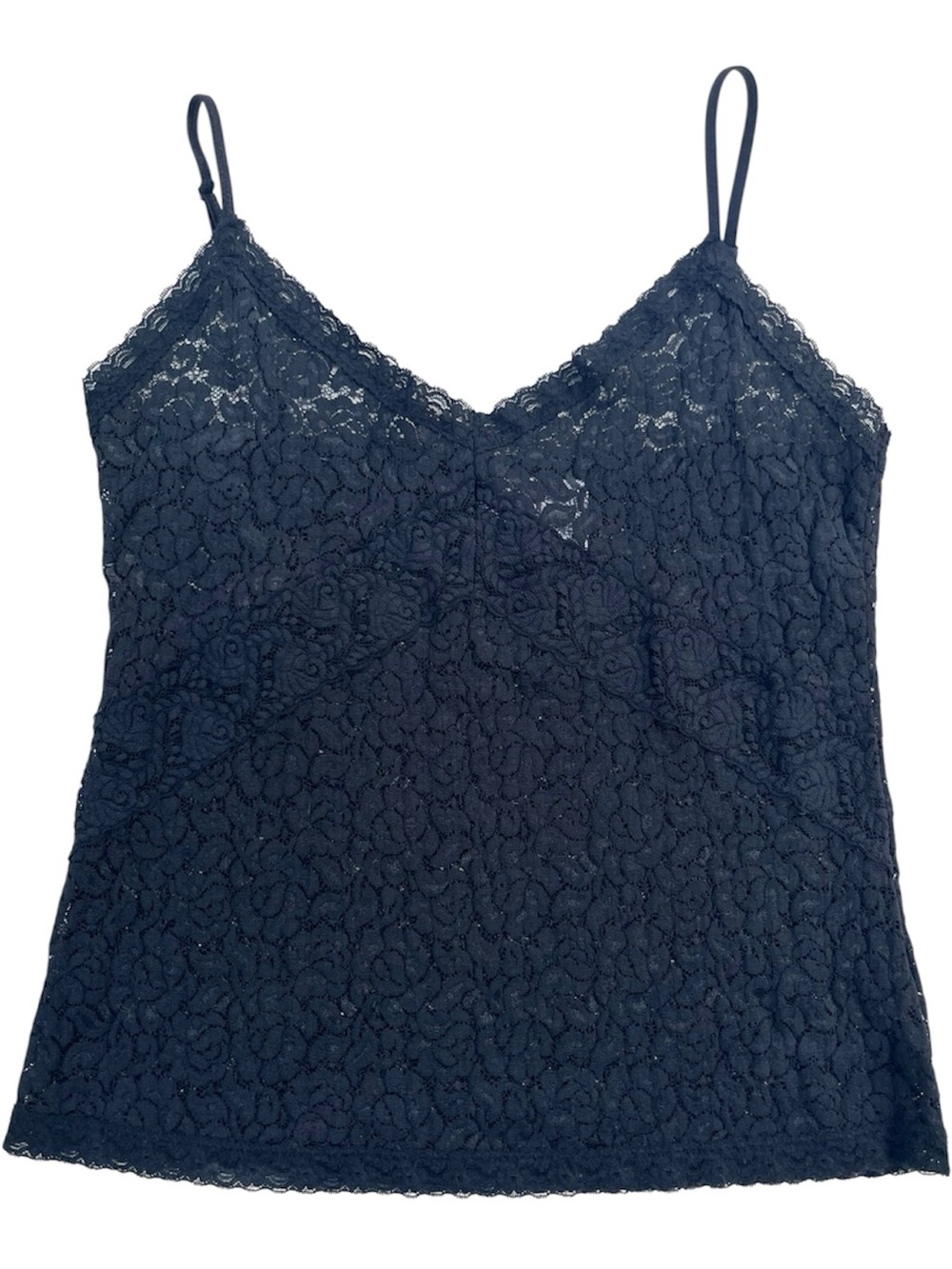 Black Lace Camisole Tank Top 1X